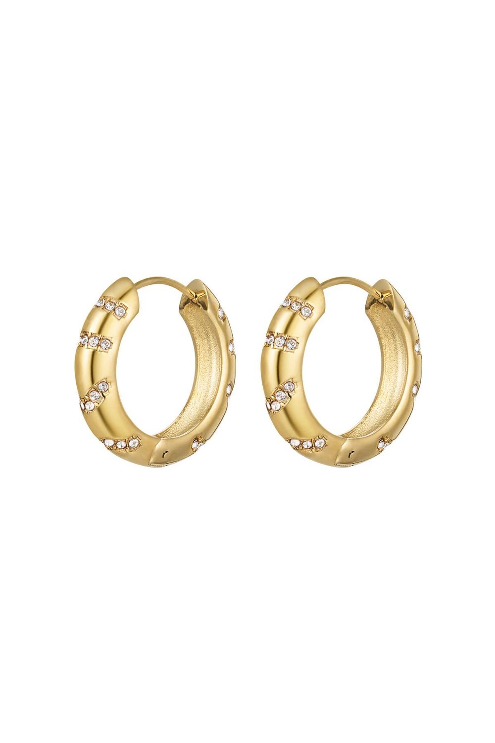 Rainbow Glow Hoop Earrings 
