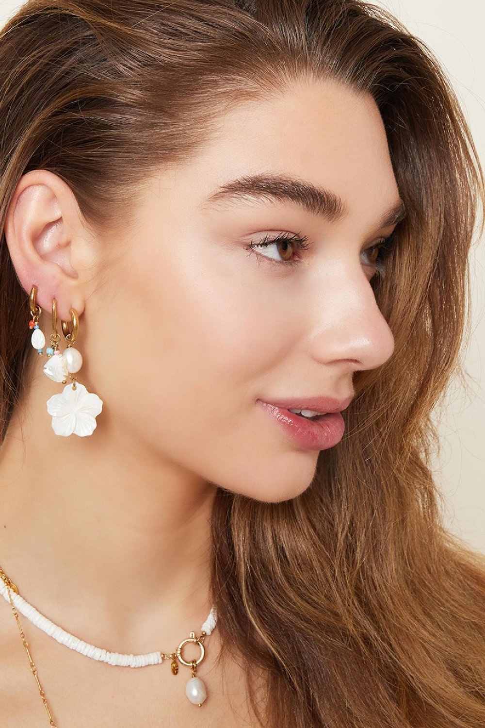 Feather earrings - Beach collection Gold Color Stainless Steel h5Picture2