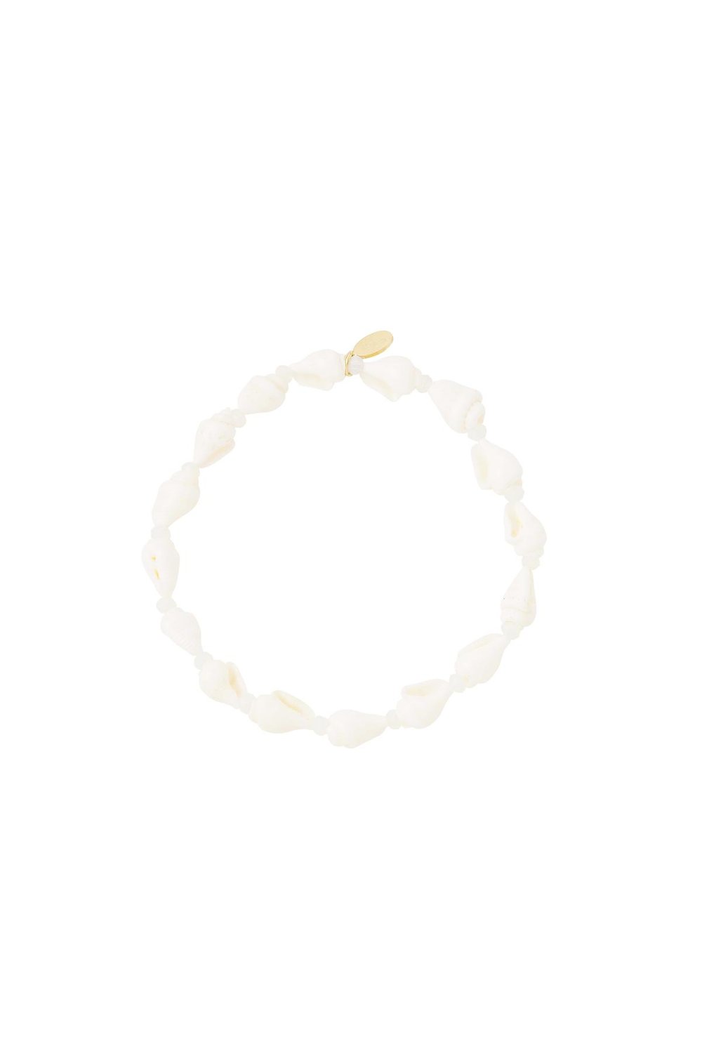 Sea shell bracelet - Beach collection White Stainless Steel 