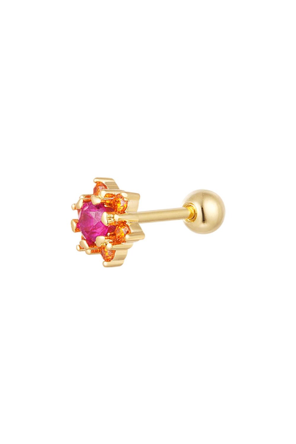 Piercing flower - Sparkle collection Fuchsia Copper h5Picture2