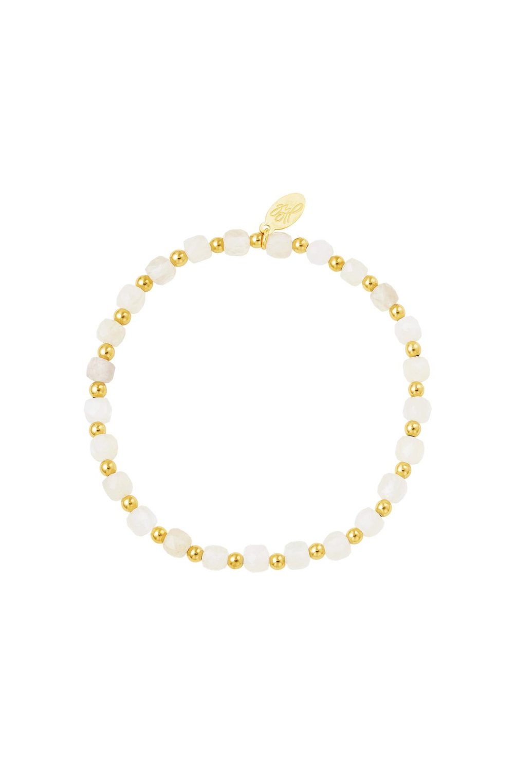 Bracelet Gold Color with stones Turquoise & Gold 