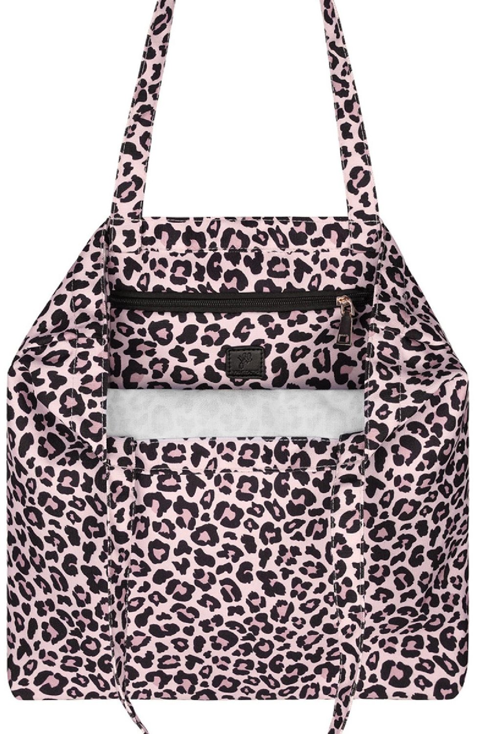 Canvas tas met luipaardprint Multi Polyester h5Afbeelding5