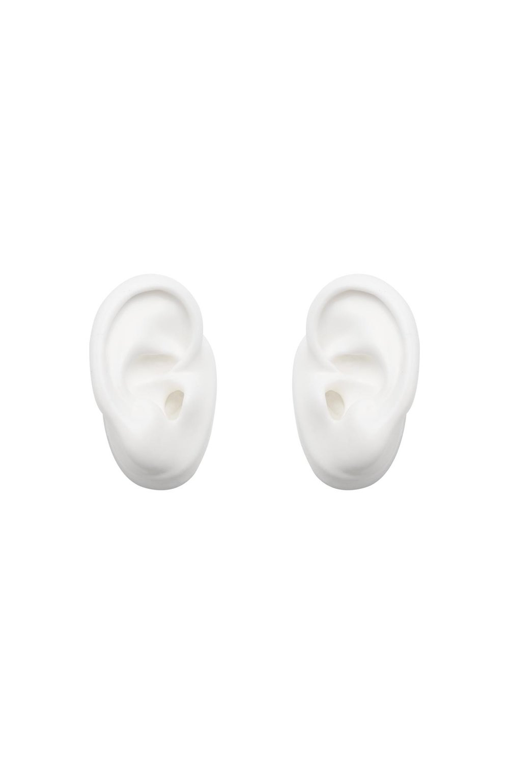 Display Ear Set White Plastic