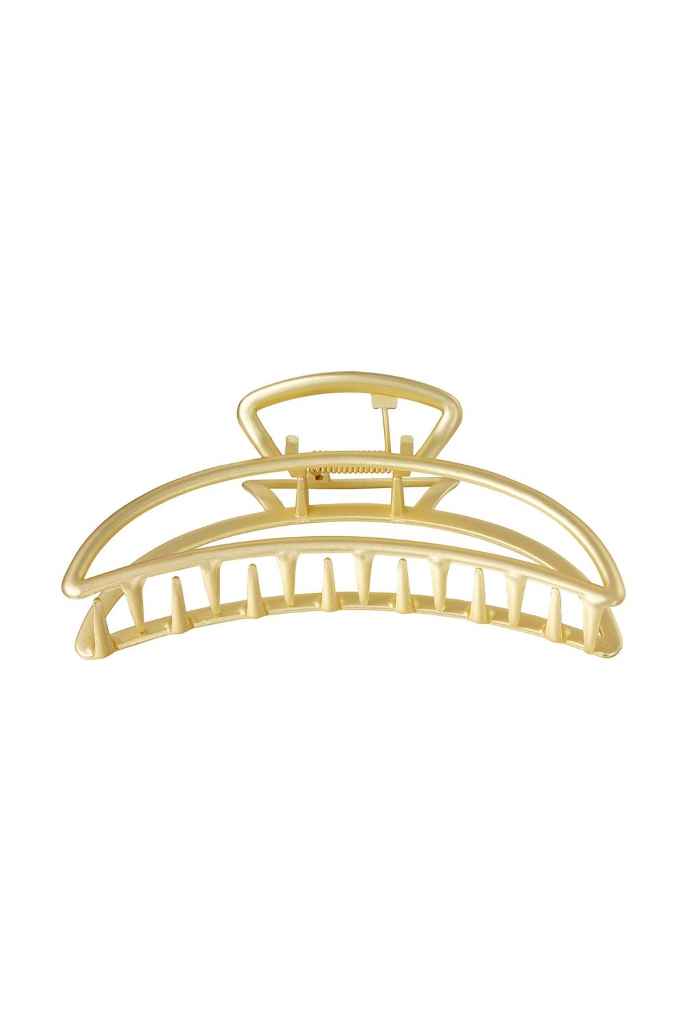 grande barrette à cheveux en métal dcouleur oré en fcouleur orme de croissant de lune vieille couleur or