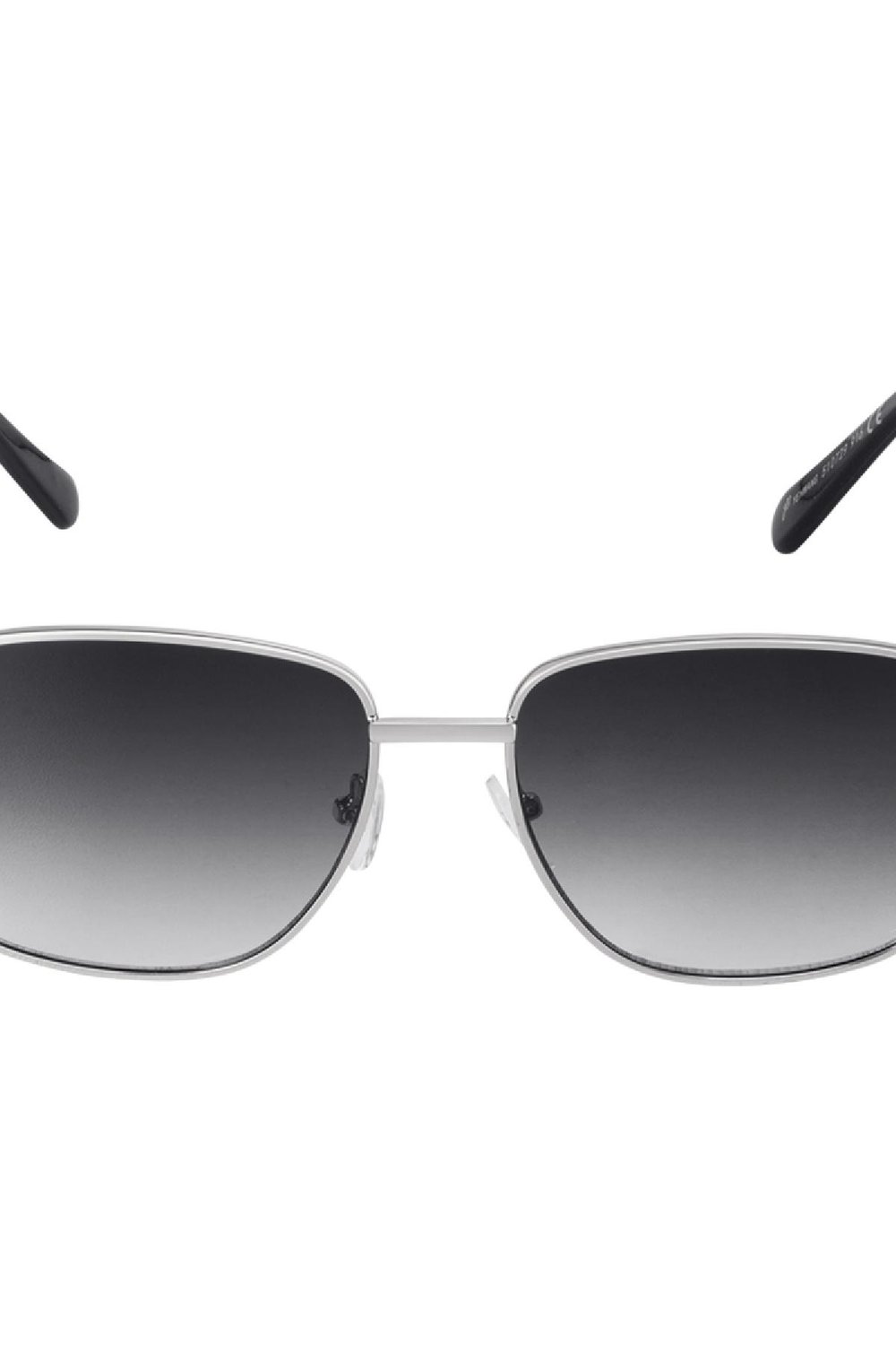 Sonnenbrille in dunklen Tönen Grau & Goldfarbe Metall h5Bild6