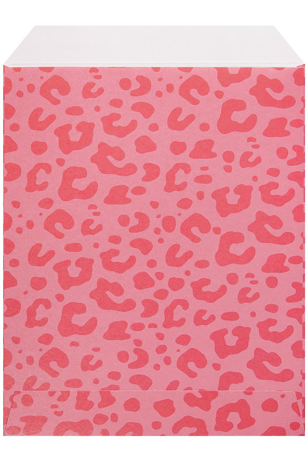Papiertüte mit Leopardenmuster groß Rot Bild2