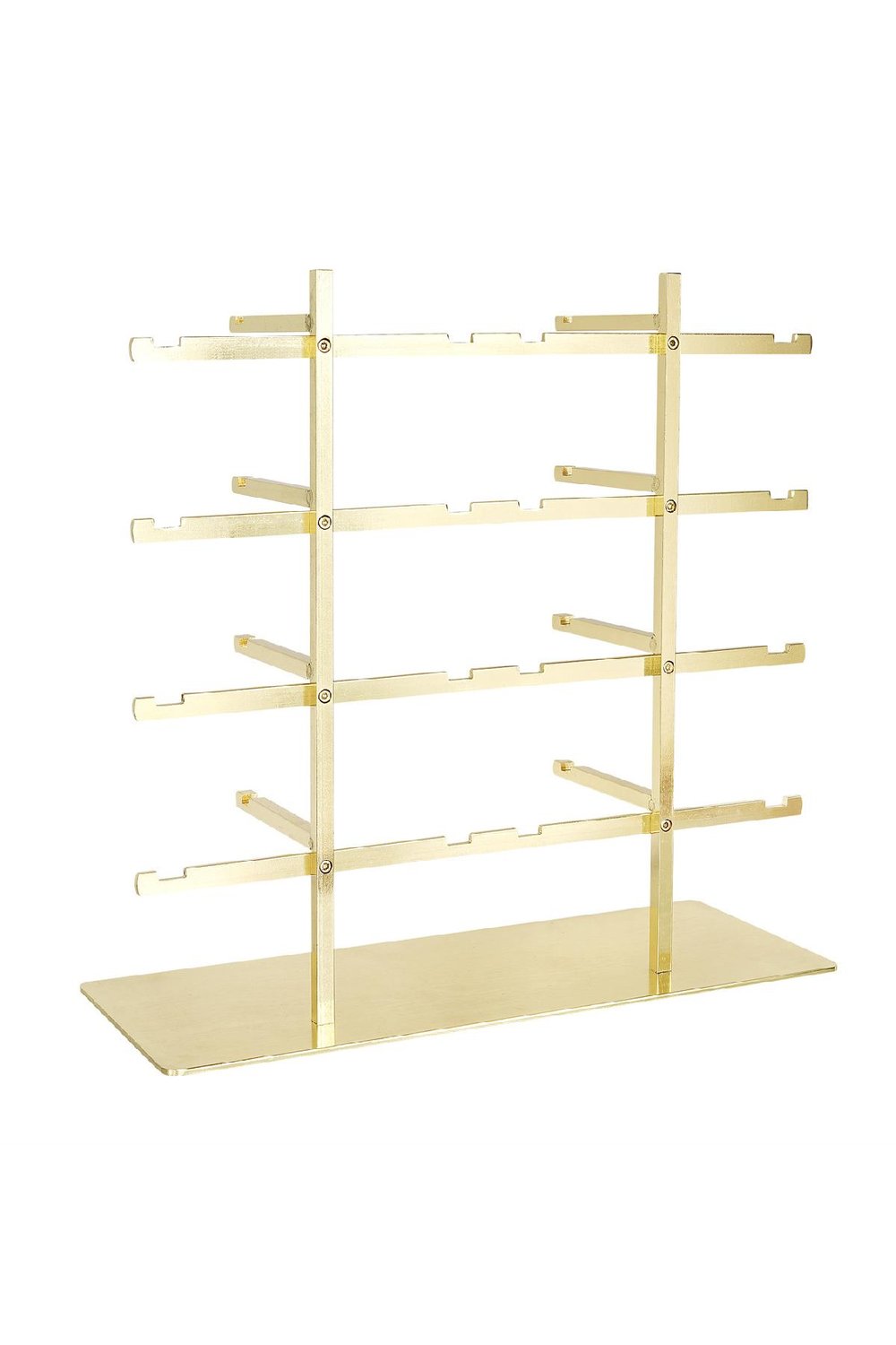 Gold color metal sunglasses display Picture2