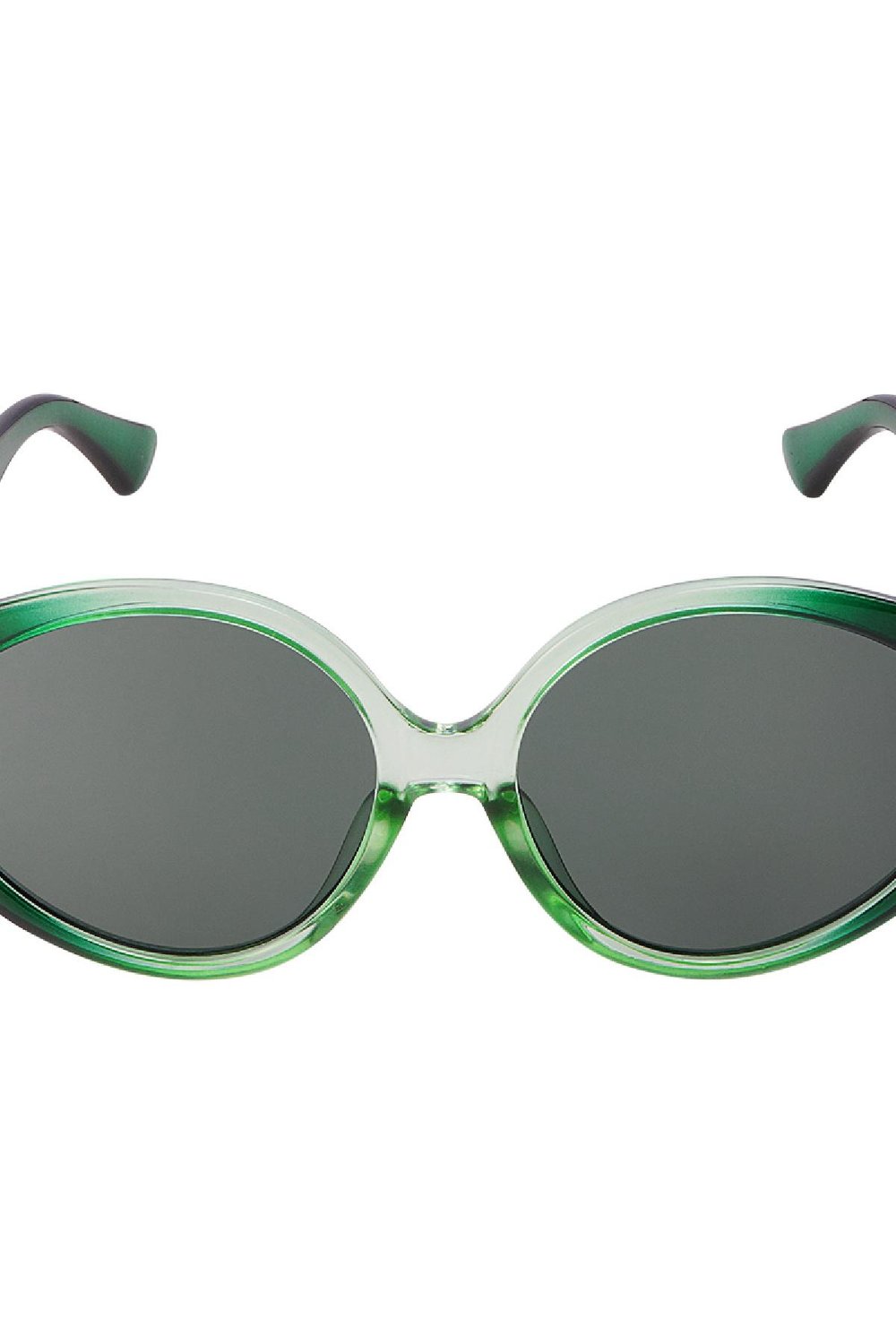 Lunettes de soleil rondes Vert PC One size h5Image3