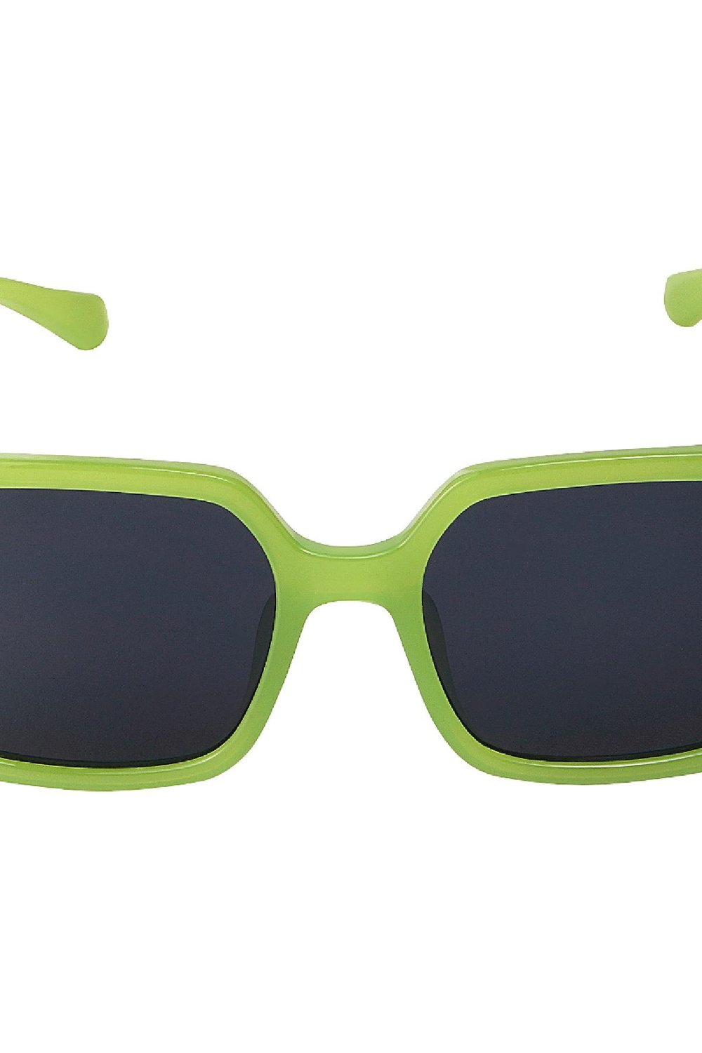 De grosses lunettes de soleil colorées Vert PC One size h5Image3