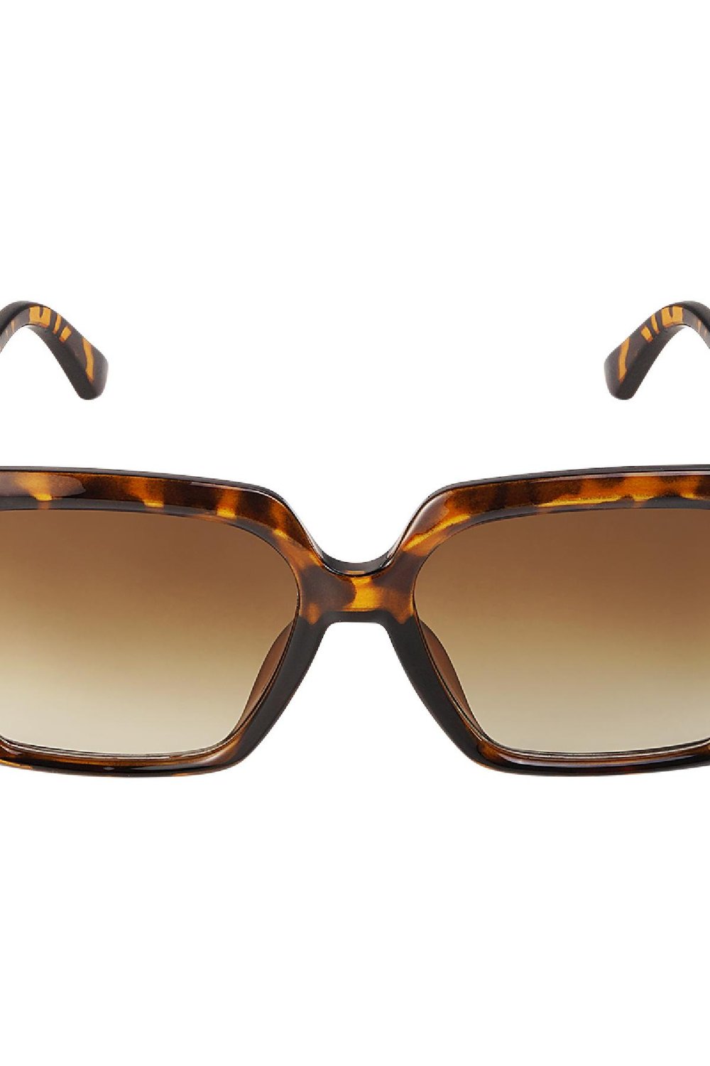 Große quadratische Sonnenbrille Braun PC One size h5Bild3