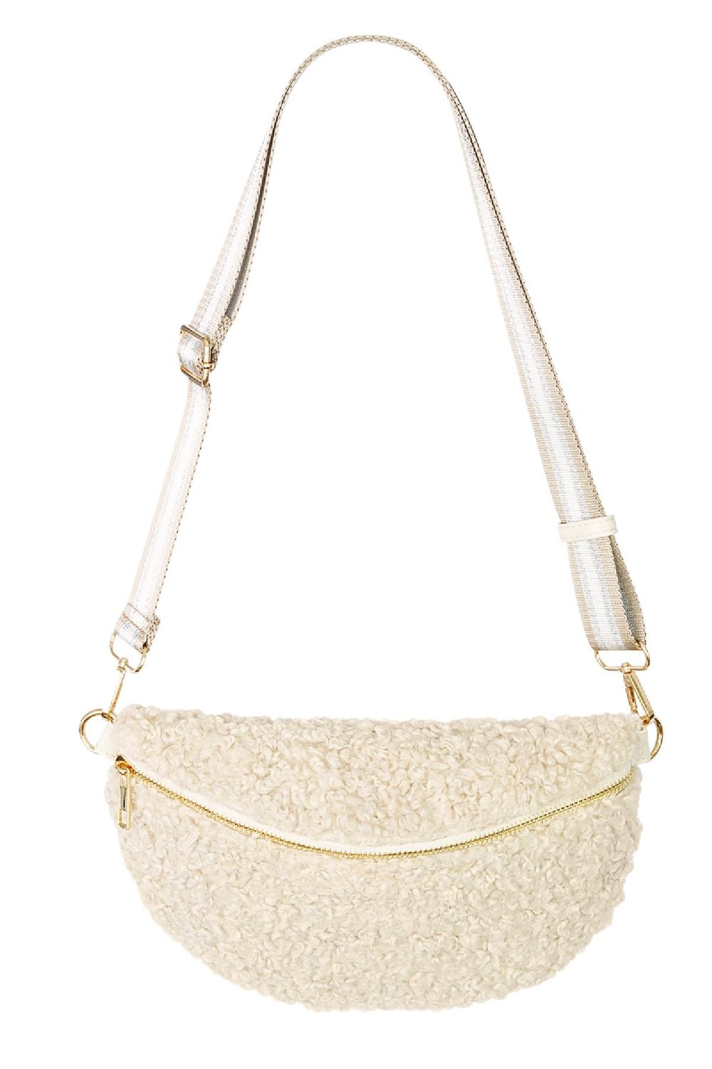 Teddy heuptas Off-white Polyester Afbeelding4