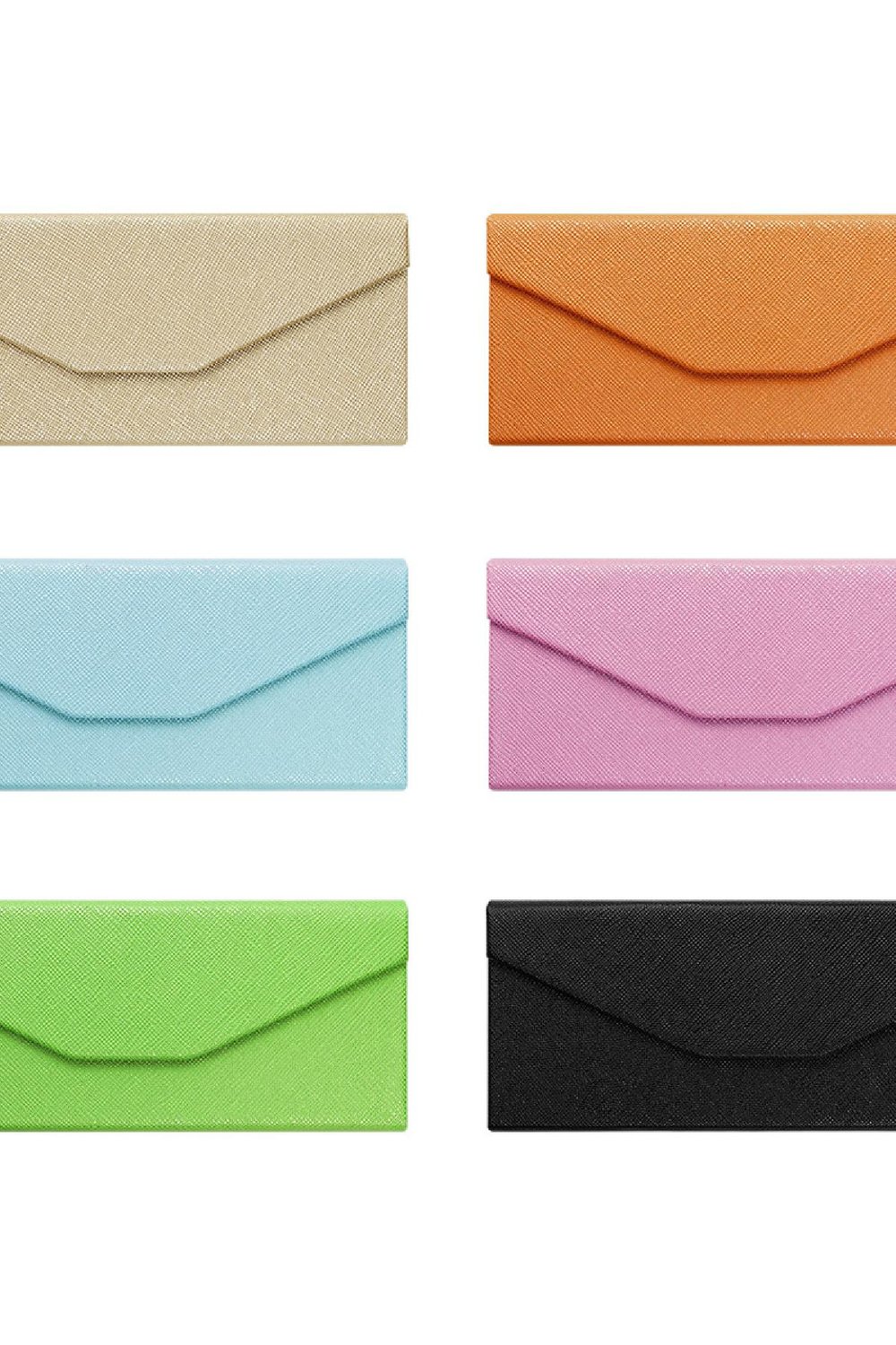 Foldable Triangular Sunglasses Case PU Leather Picture7