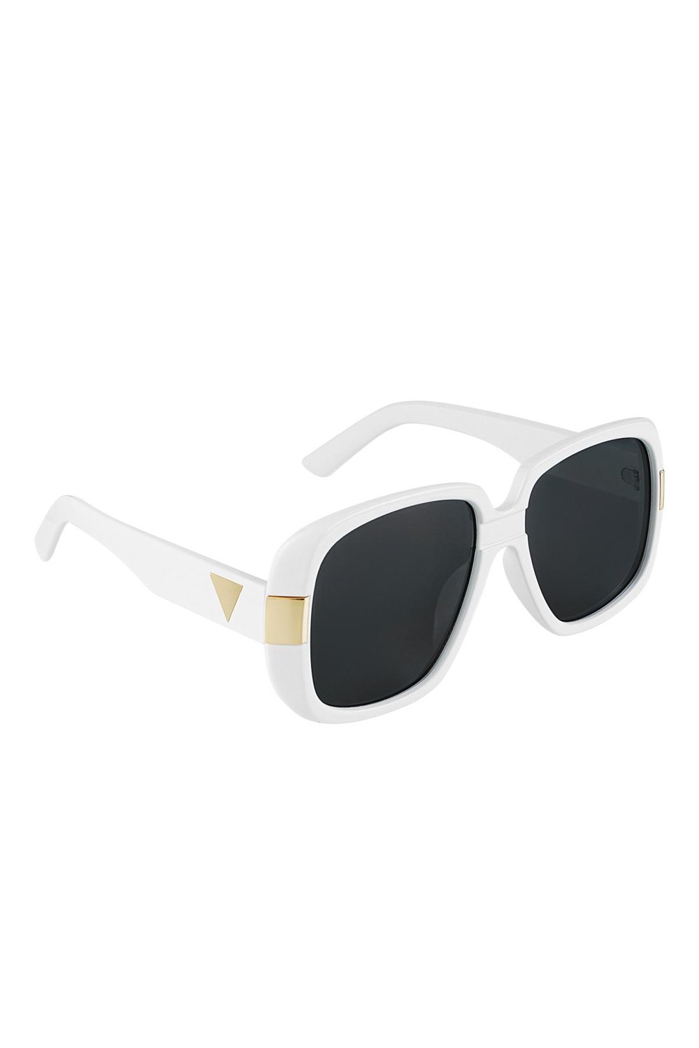 Sunglasses basic with golden details Green PC One size 