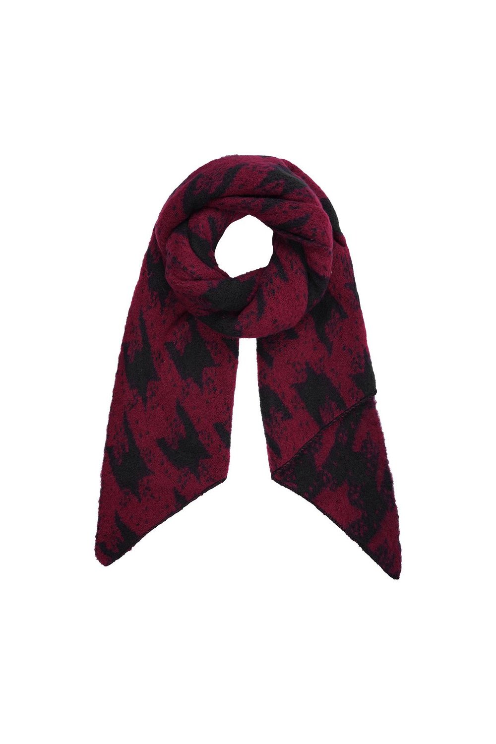 Winterschal Rot Polyester