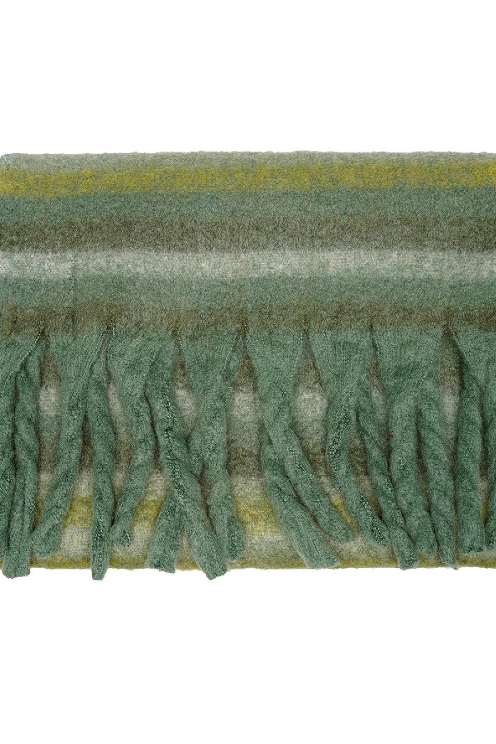 Gestreifter Winterschal Braun Polyester h5Bild5