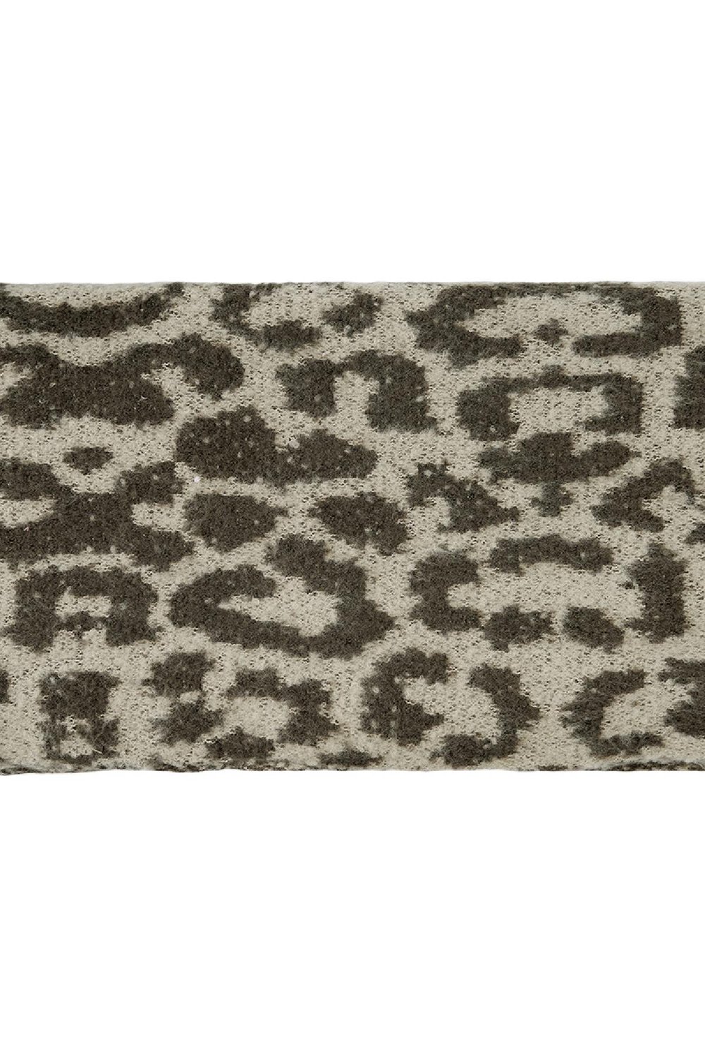 Foulard d'hiver imprimé panthère Gris Polyester Image5