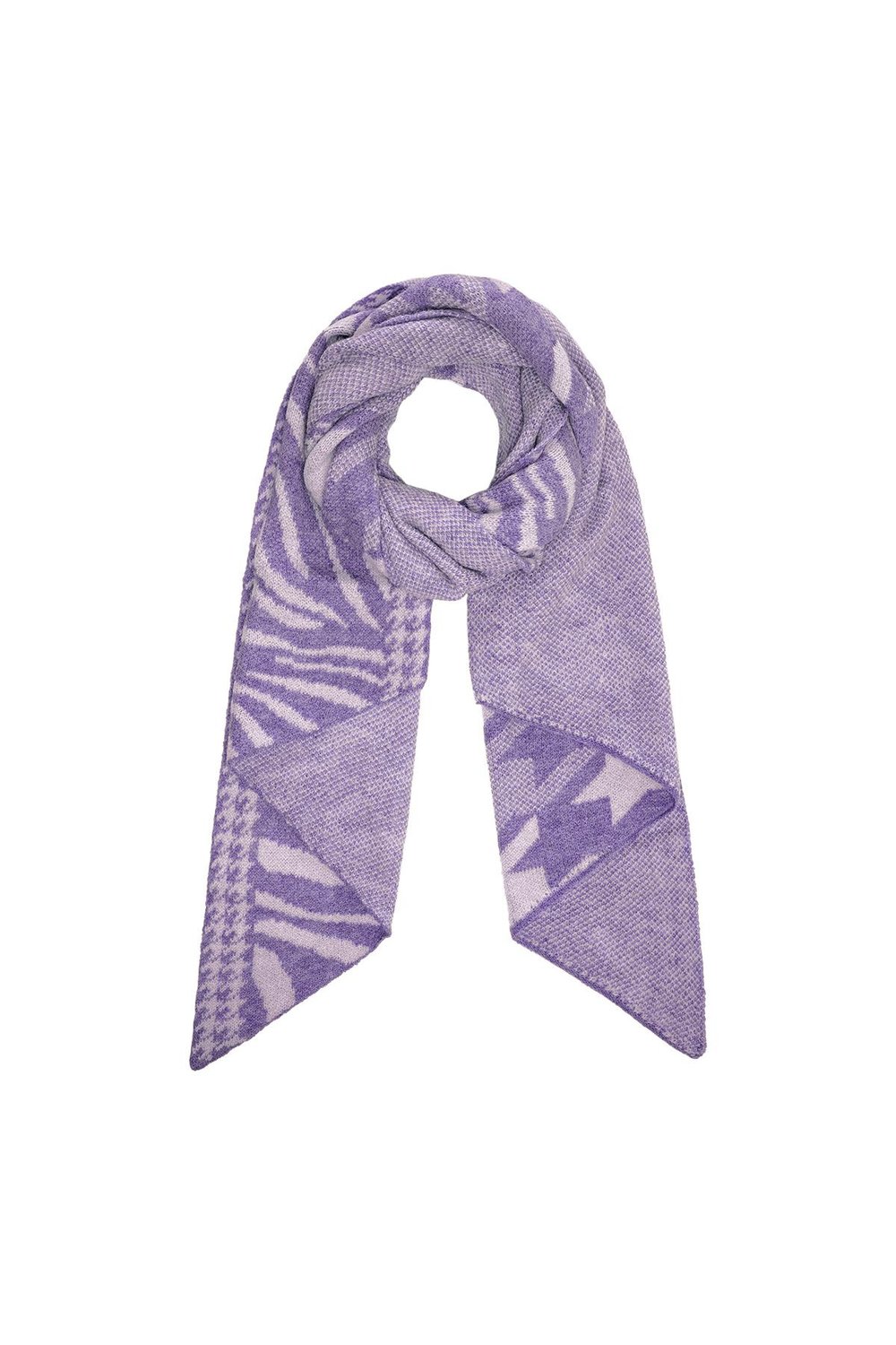 Scarf cozy winter Yellow Acrylic