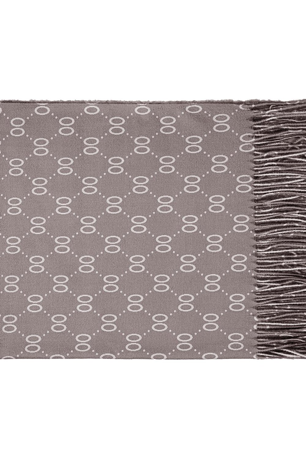 Schal zweifarbig Grau Polyester Bild3