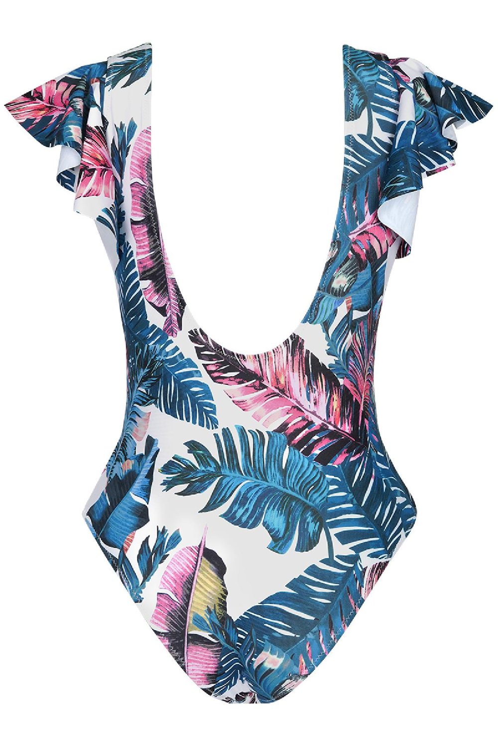 Badpak met bloemen Roze S h5Afbeelding8