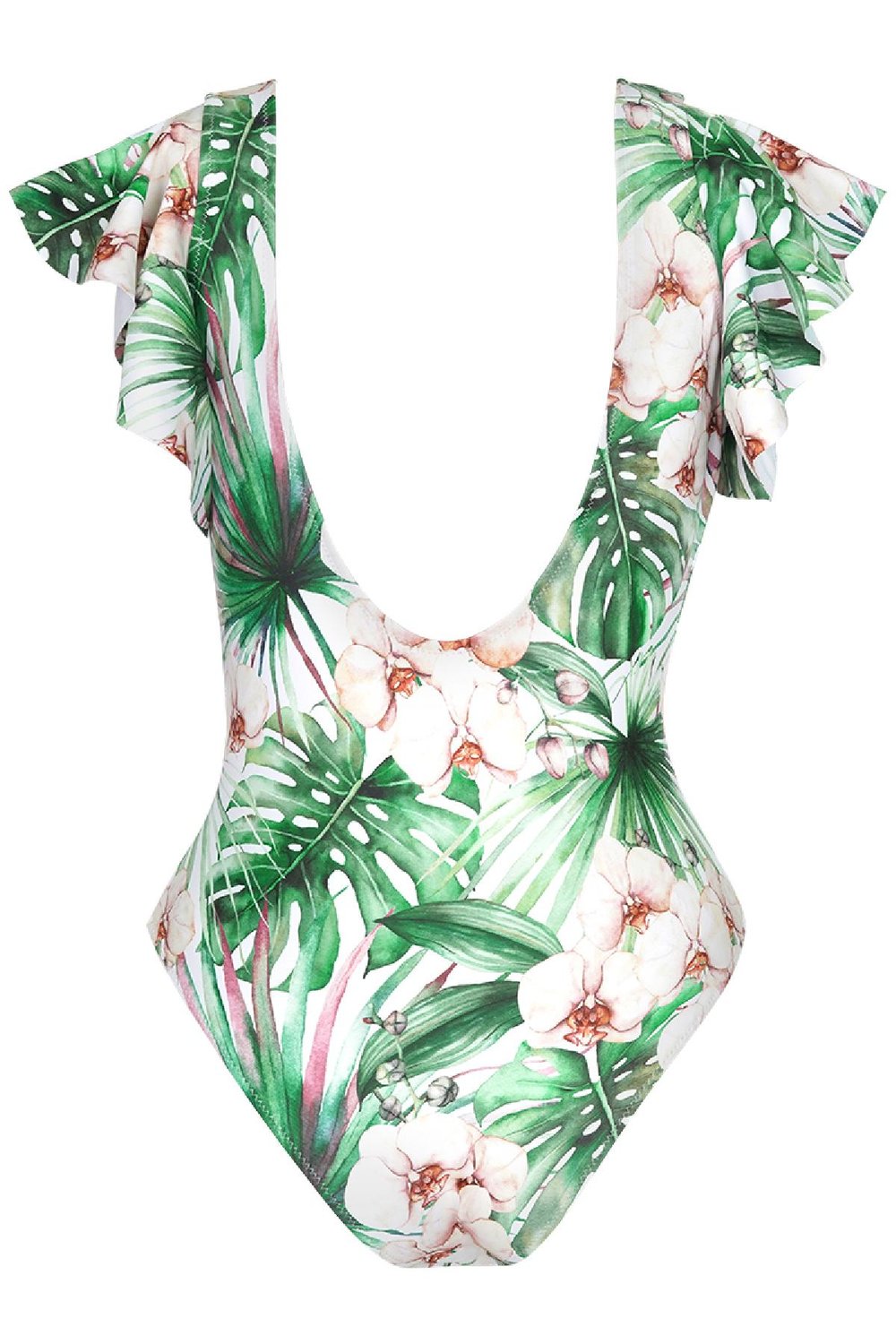 Badpak met bloemen Roze S h5Afbeelding5