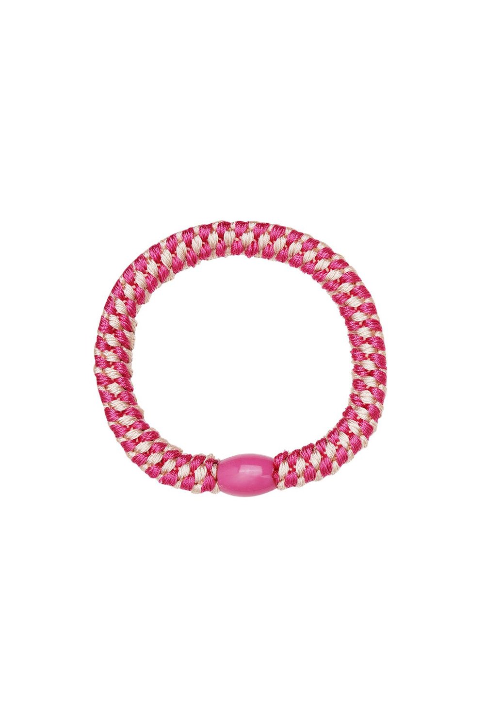 Lot de 5 bracelets élastiques à cheveux Light Blue Polyester