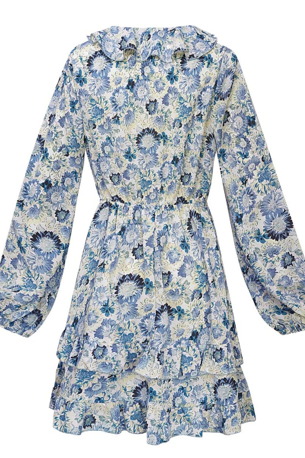 Flower-Power kleiden Blau S Bild6