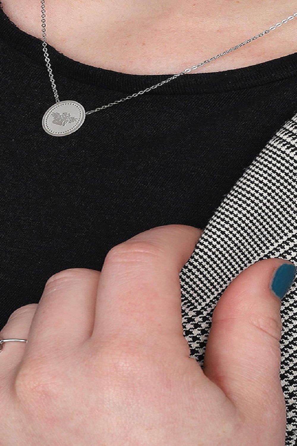 Ketting Little Angel Zilver Stainless Steel h5Afbeelding2