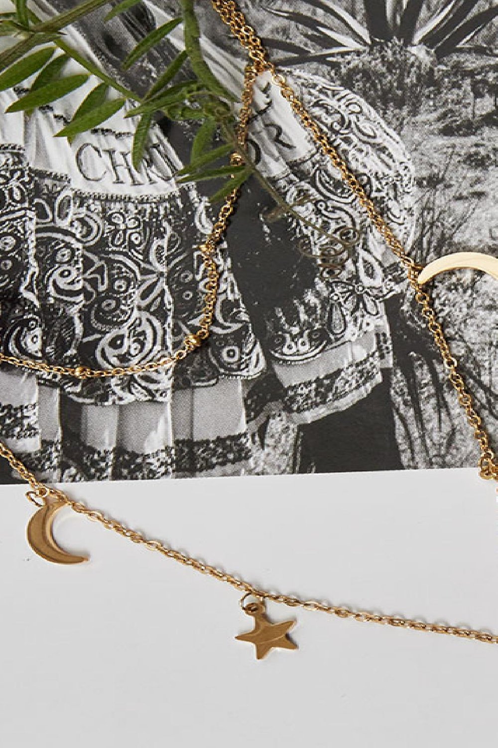 Ketting Beyond The Stars Goud kleur Stainless Steel h5Afbeelding4