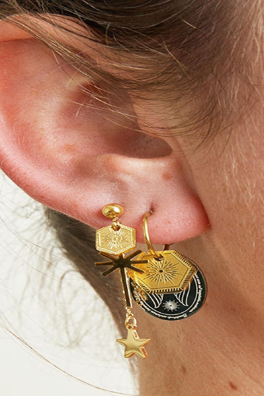 Ohrringe Let's Party Silber Edelstahl Bild4