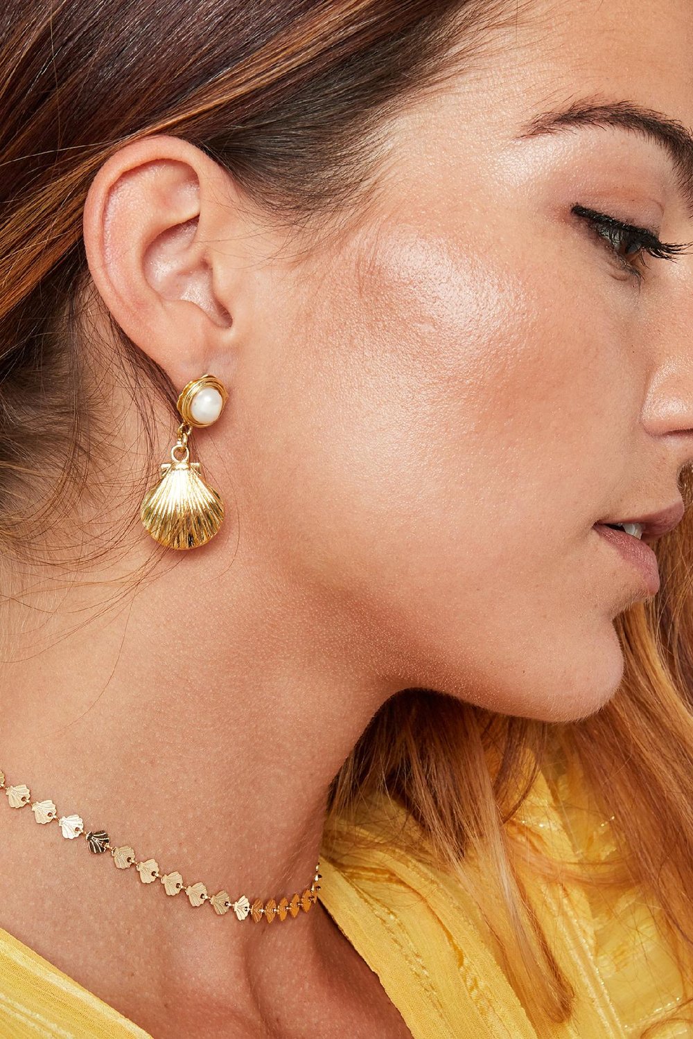 Oorbellen By the wave Zilver Metaal Afbeelding2