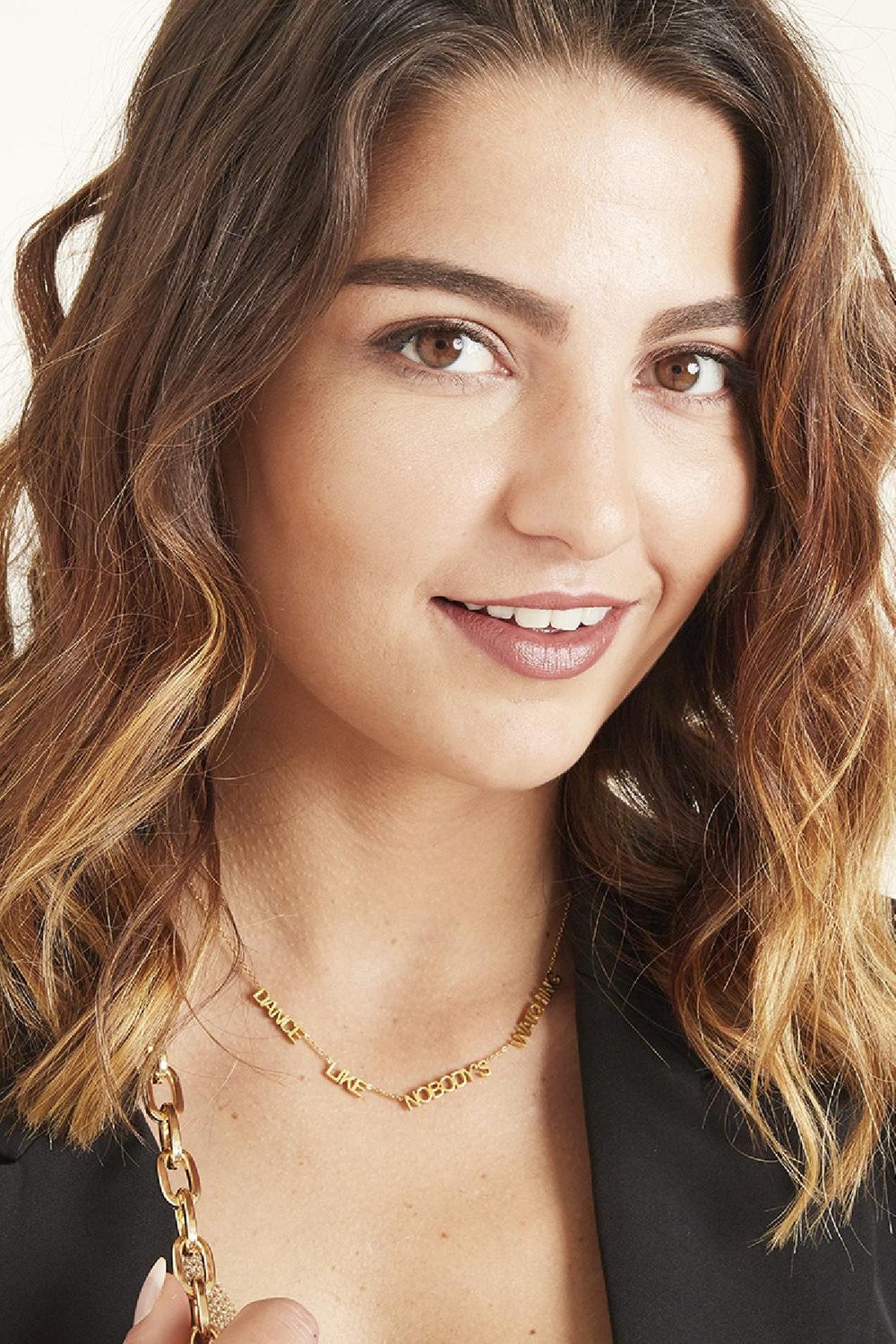 Ketting Dance Like Nobody's Watching Goud kleur Stainless Steel Afbeelding3