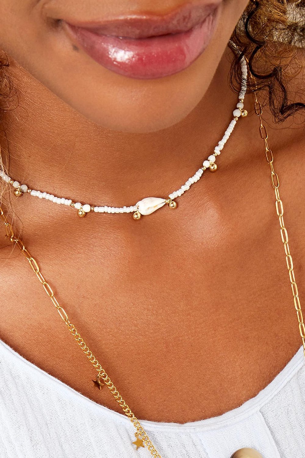 Necklace Fun Fair Blue Copper Picture3