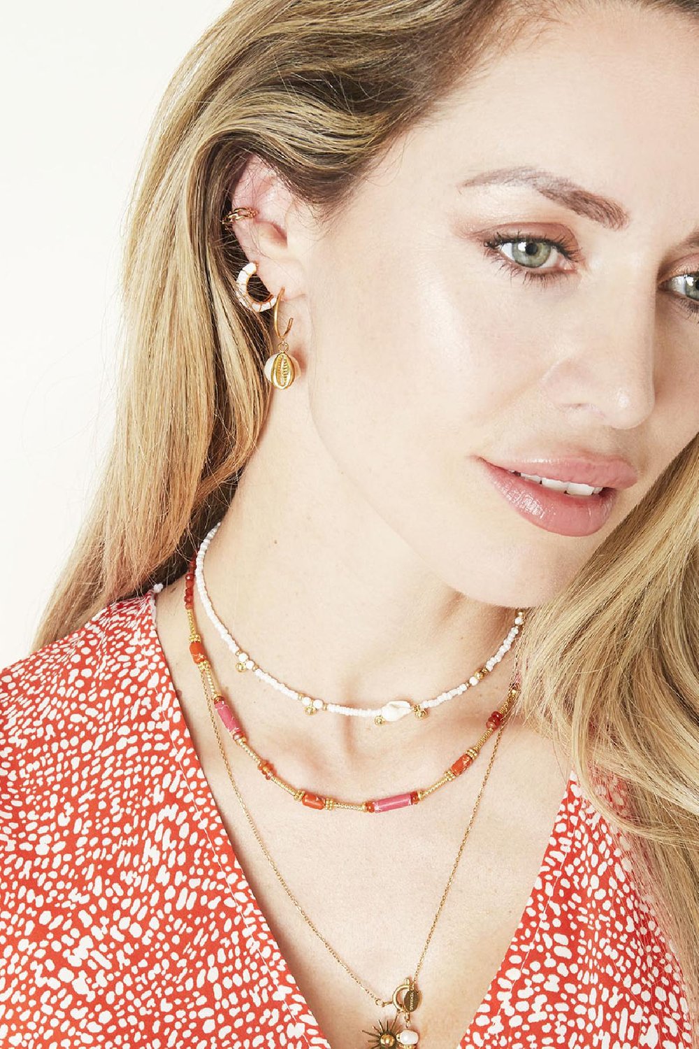 Ketting Magical Nights Wit Koper Afbeelding3