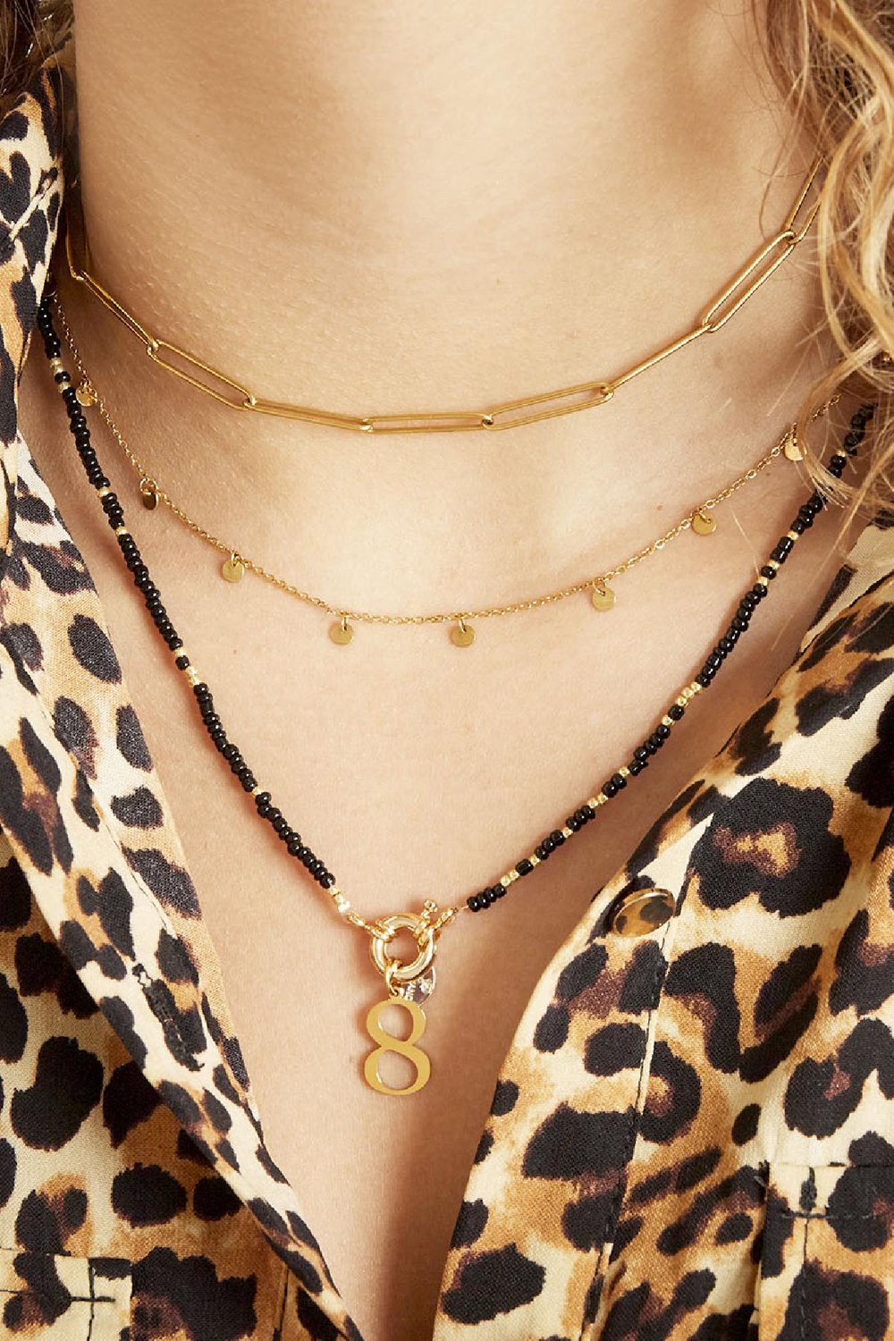 Ketting Ziggy Zwart Koper Afbeelding2