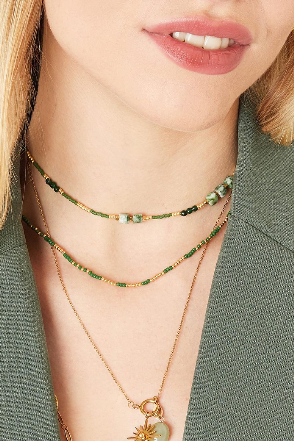 Collier All Natural Noir Acier inoxydable Image3