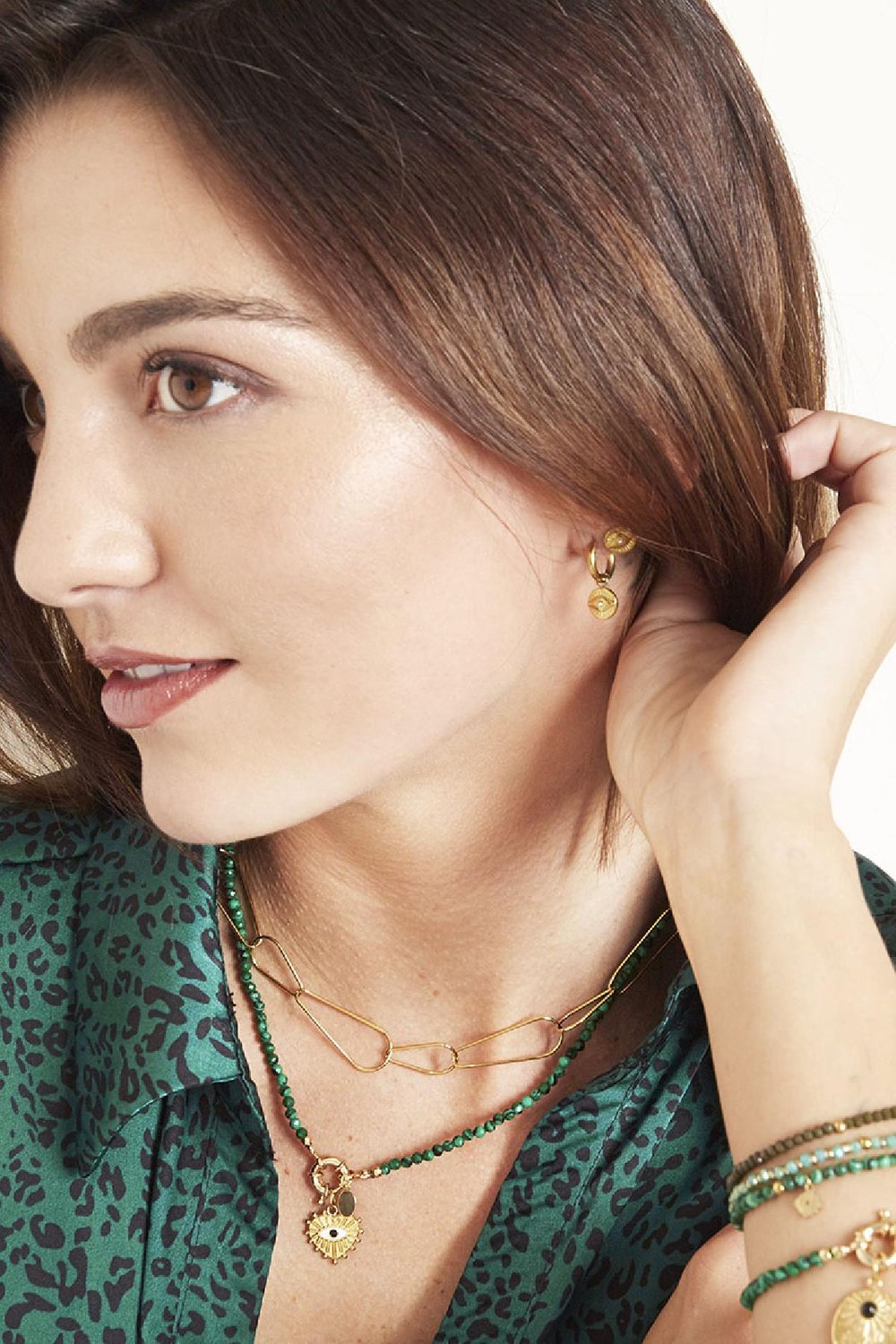 Halskette Beautiful Schwarz Kupfer Bild2