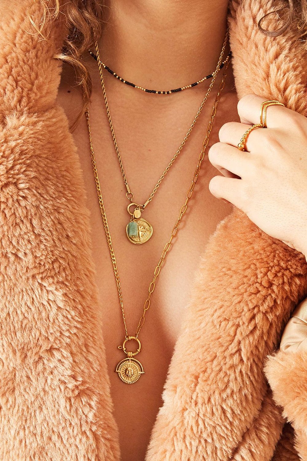 Halskette Selena Silber Edelstahl Bild2