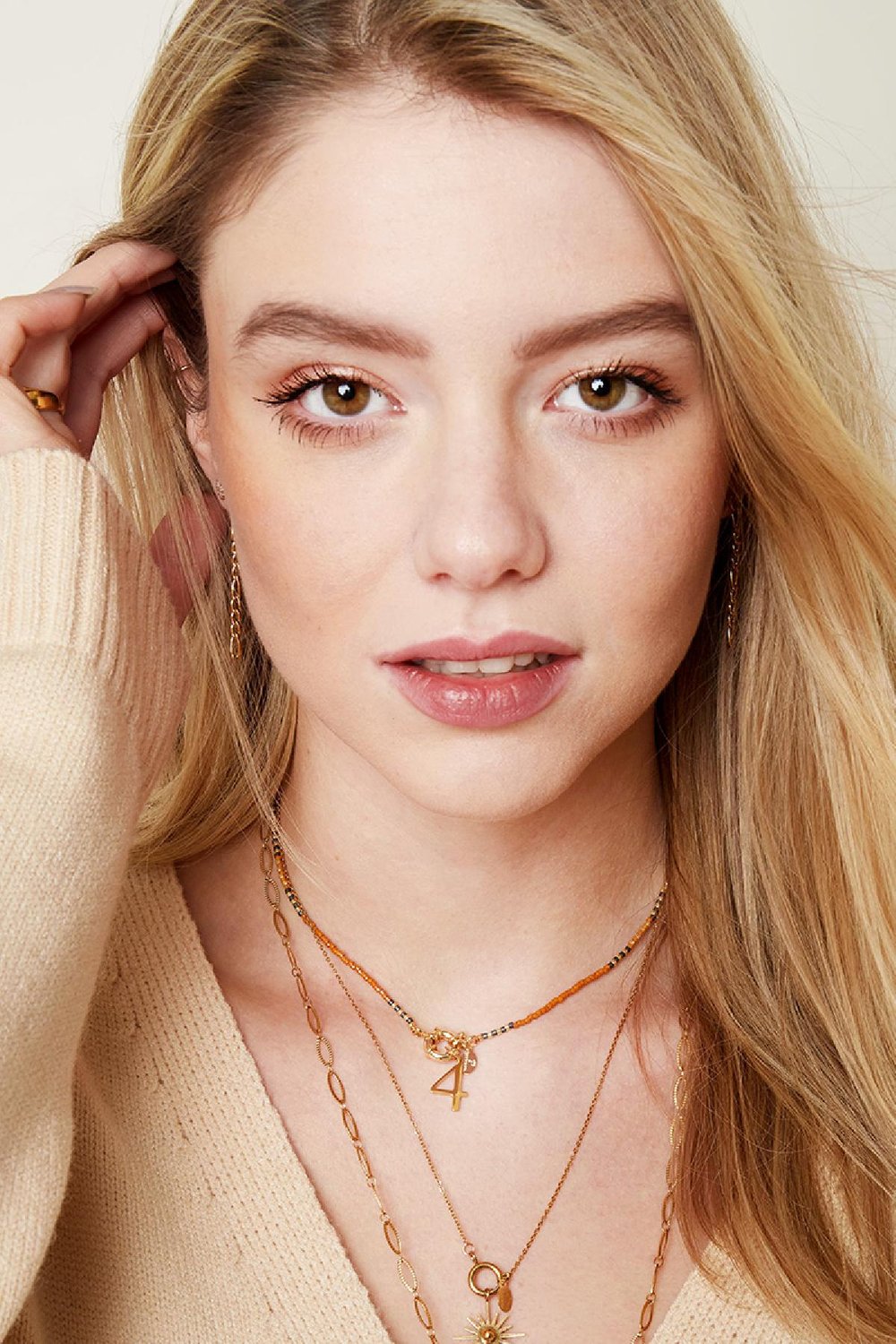 Halskette Delicate Schwarz Kupfer Bild2