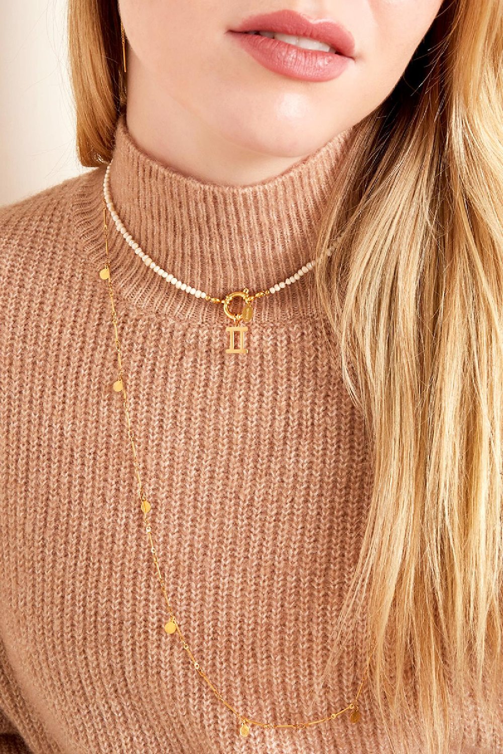 RVS ketting confetti Zilver Stainless Steel Afbeelding3