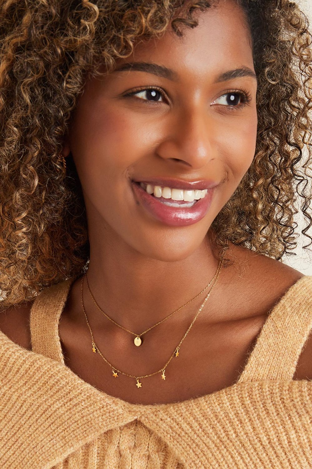 Halskette aus Edelstahl Silber Bild3