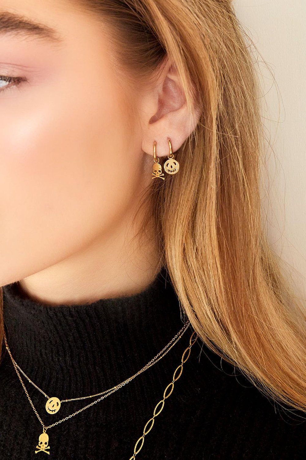 Edelstahlkette runder Kürbis  Bild2