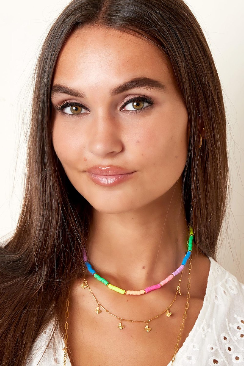 Collar mariposa Color dorado Acero inoxidable Imagen2