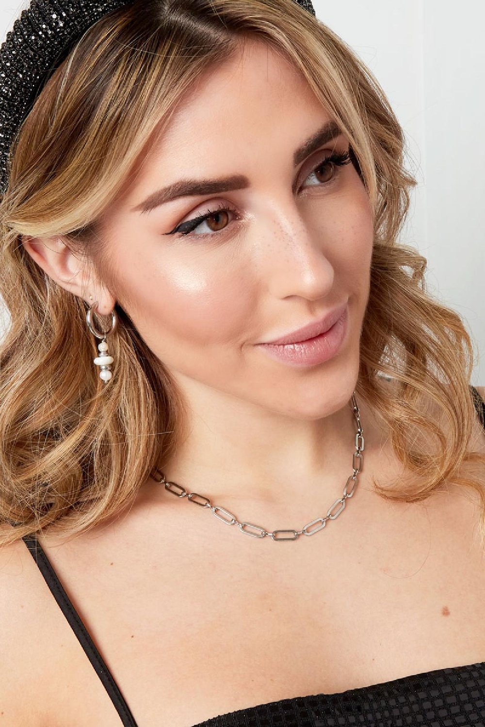 Link chain subtle Gold Color Stainless Steel Picture2