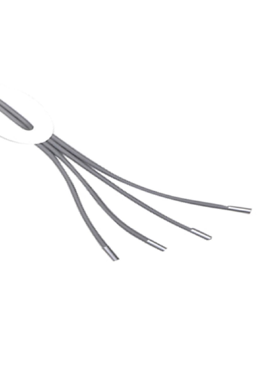 Necklace Artistic Oval Gris Aluminio Imagen2