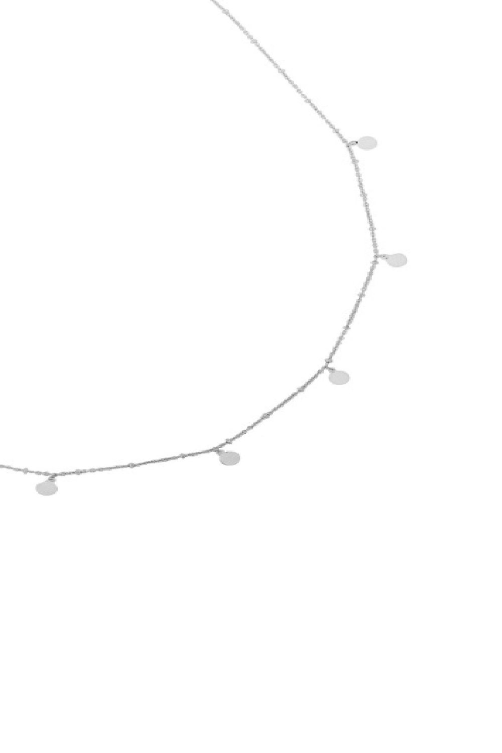 collier little dots and coins argenté plaqué couleur or Image3