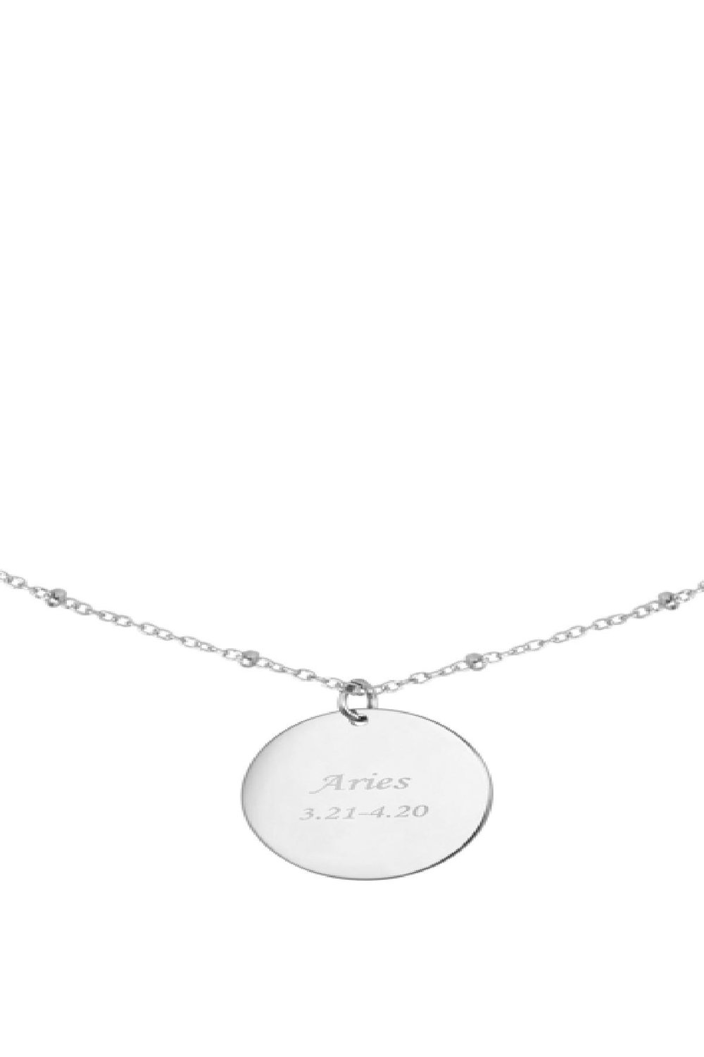 Ketting Constellation - Ram Zilver Stainless Steel Afbeelding2