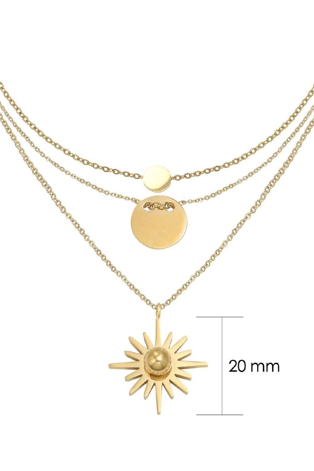 Collier So Delicate Couleur or Acier inoxydable Image2