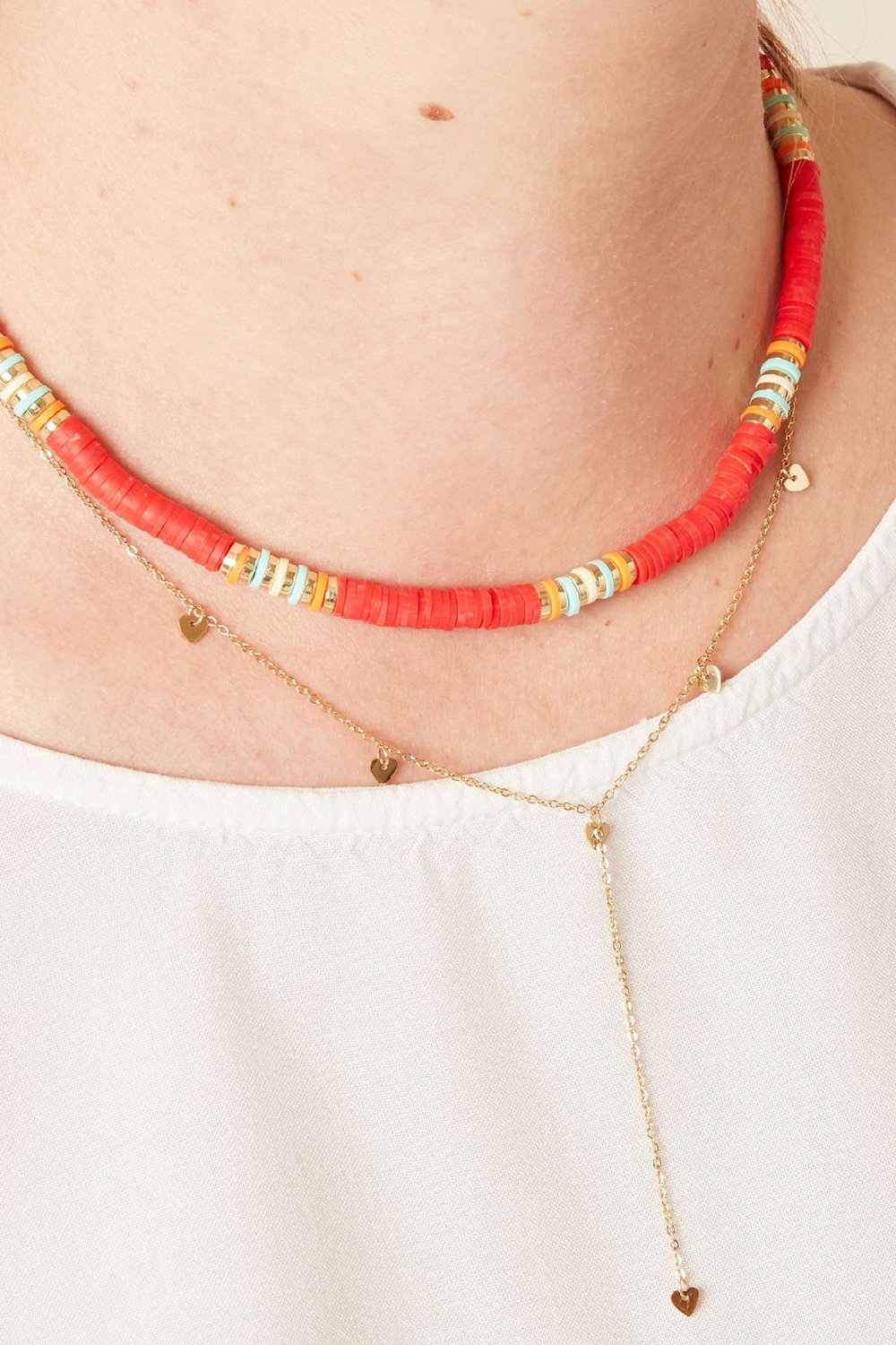 Ketting Fall In Love Zilver Stainless Steel h5Afbeelding2