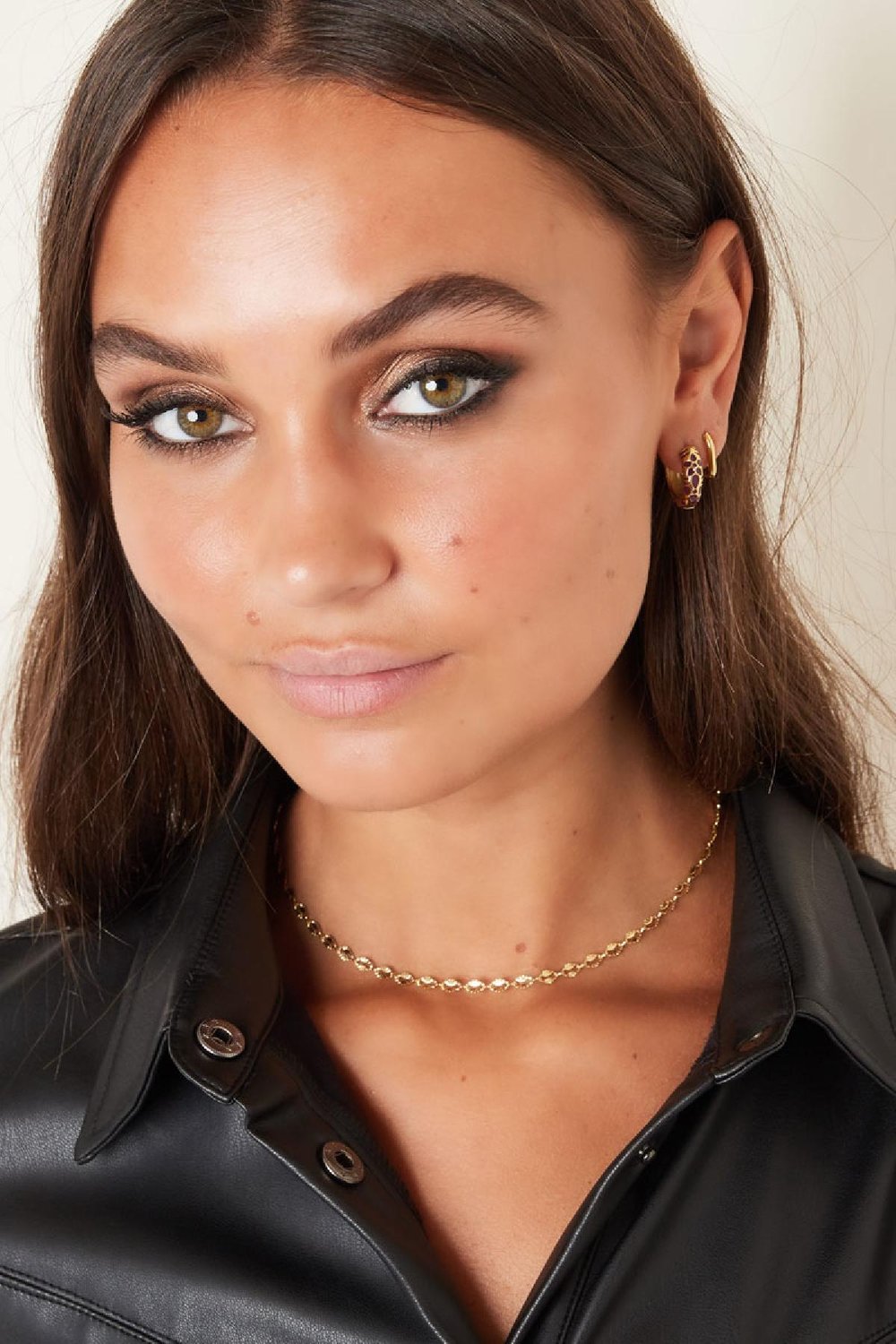 Edelstahlkette mit offenen ovalen Gliedern h5Bild2