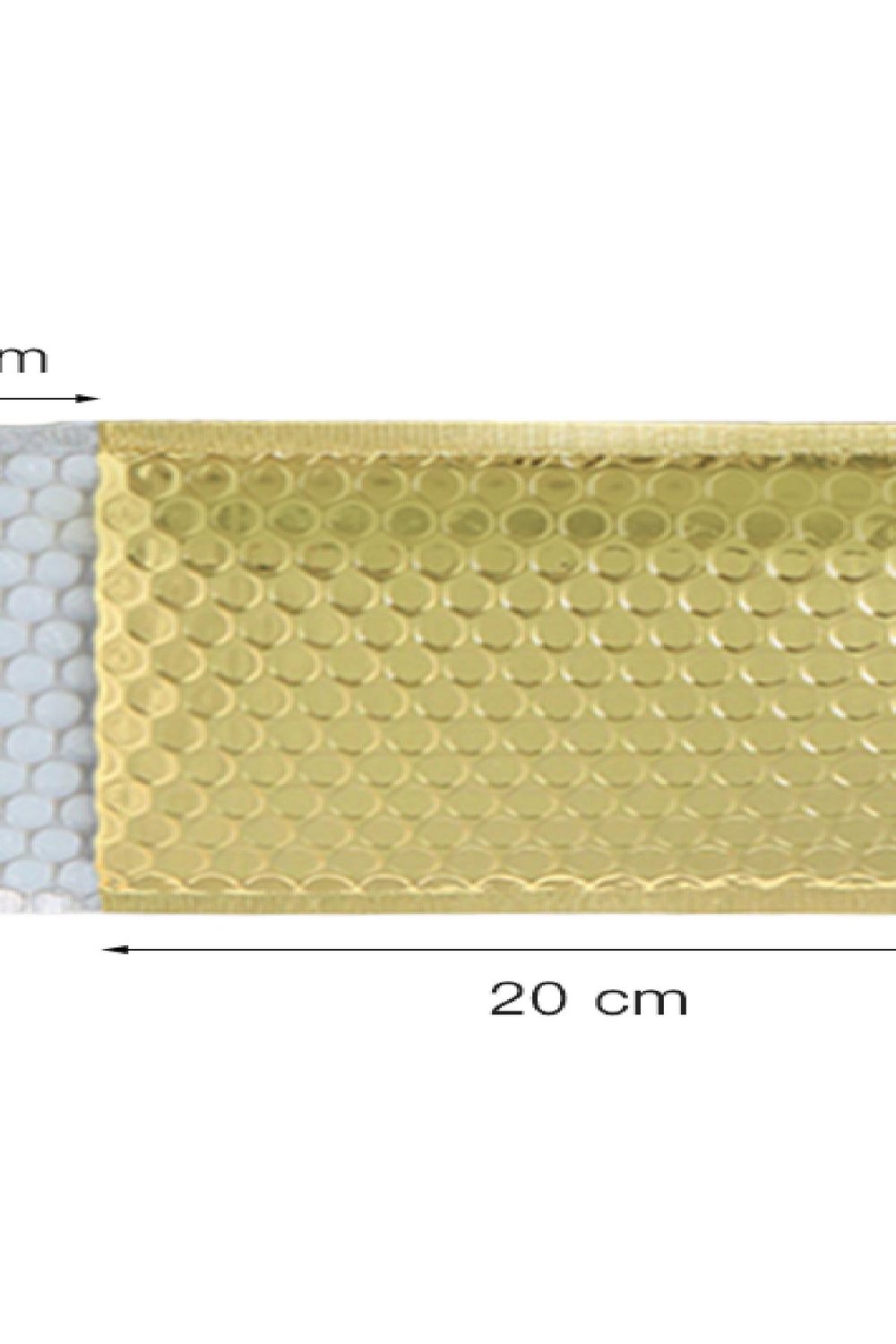 Emballage Cadeau Fête 25x15cm Argenté Plastique h5Image3